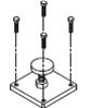 voir la fiche BUTEE SUPPORT REGLABLE PIED FIXE MEC 900