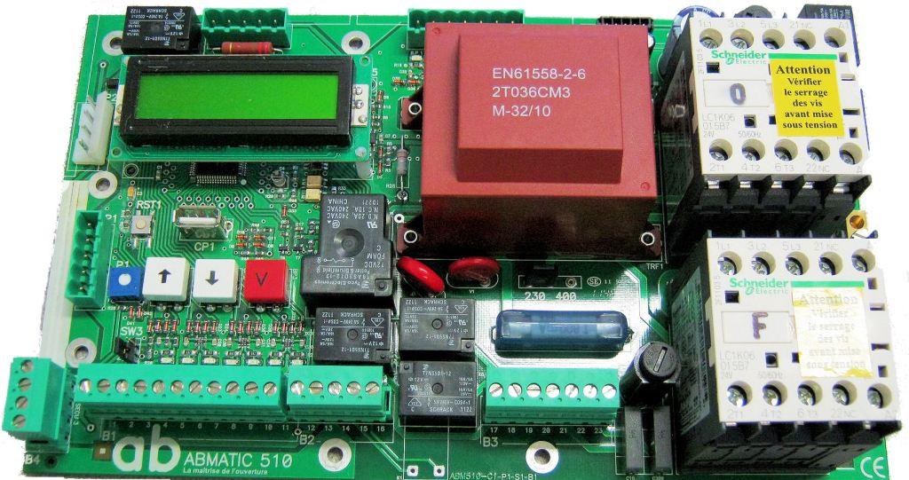 voir la fiche PROGRAMMATEUR ABMATIC 510 1 MOTEUR TRI/MONO NU