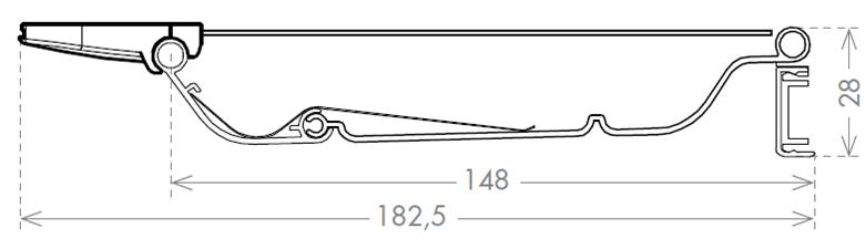 voir la fiche ANTI PINCE DOIGT ALU ABMATIC AP 180 - 2.5 M