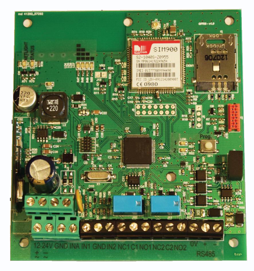 voir la fiche CENTRALE DE CONTROLE D'ACCES GSM AVEC RECEPTEUR RADIO