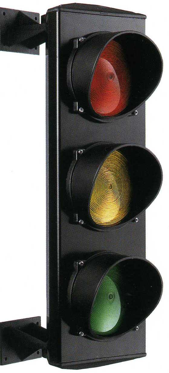 voir la fiche FEU DE SIGNALISATION TRIPLE ROUGE/ORANGE/VERT 120 MM - 230 V - LEDS