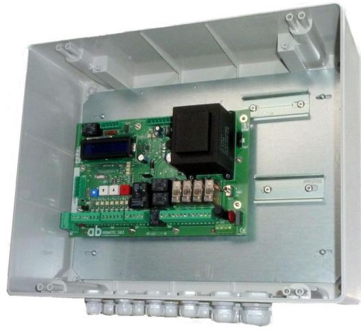 PROGRAMMATEUR ABMATIC 503 2 MOTEURS MONO COFFRET PLEXO