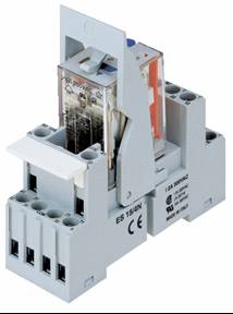 voir la fiche RELAIS 12 V CA 4 RT AVEC SOCLE DIN