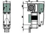 KIT OPERATEUR ABMATIC SEC 430 CH TRI POUR PORTE SECTIONNELLE H 3 M