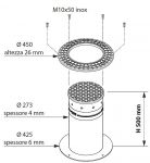 voir la fiche BORNE FIXE TALOS 500 - 4 - 500 X 273 mm - AVEC EMBASE - A FIXER