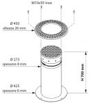 voir la fiche BORNE FIXE TALOS 500 - 4 - 700 X 273 mm - AVEC EMBASE - A FIXER