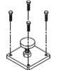 voir la fiche BUTEE SUPPORT REGLABLE PIED FIXE MEC 900