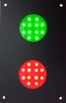 voir la fiche PLAQUE FEUX ROUGE-VERT LEDS