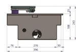 KIT CAISSON AUTOPORTANT POUR OPERATEUR COMBI 787 - INOX