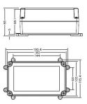 ALIMENTATION 12 VDC - 1.5 A - BOITIER PLEXO IP65 