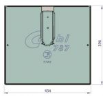 KIT CAISSON AUTOPORTANT POUR OPERATEUR COMBI 787 - INOX