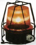 LAMPE DE SIGNALISATION ORANGE A LED 24 V - FIXE OU CLIGNOTANTE 