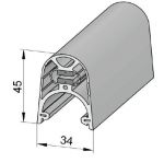 voir la fiche PROFIL CAOUTCHOUC ABMATIC GEF 45 mm 